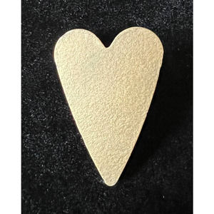 VTG Pin Heart Gold Tone Love Valentines